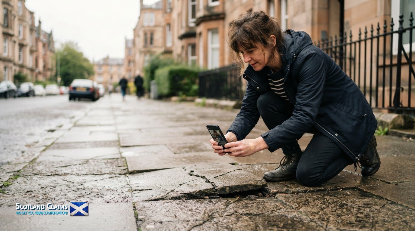 Pavement fall claims in Glasgow: evidence and council duties