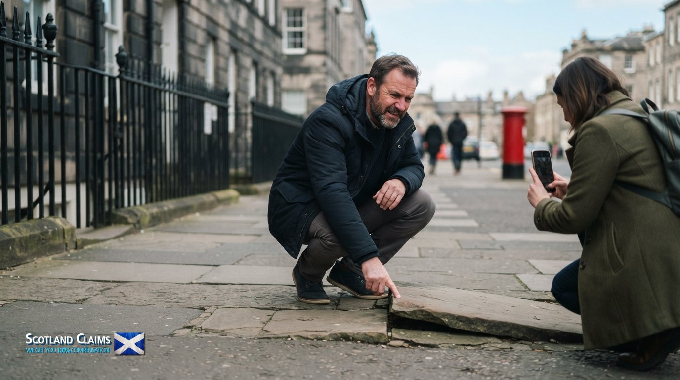 Uneven Pavement Trip Claims in Edinburgh: Can You Claim